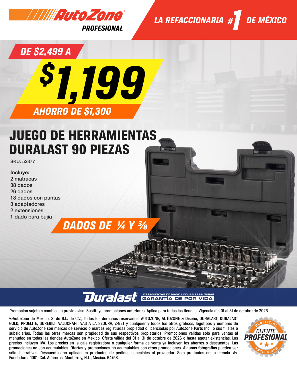 Oferta de dados 1/4 y 3/4