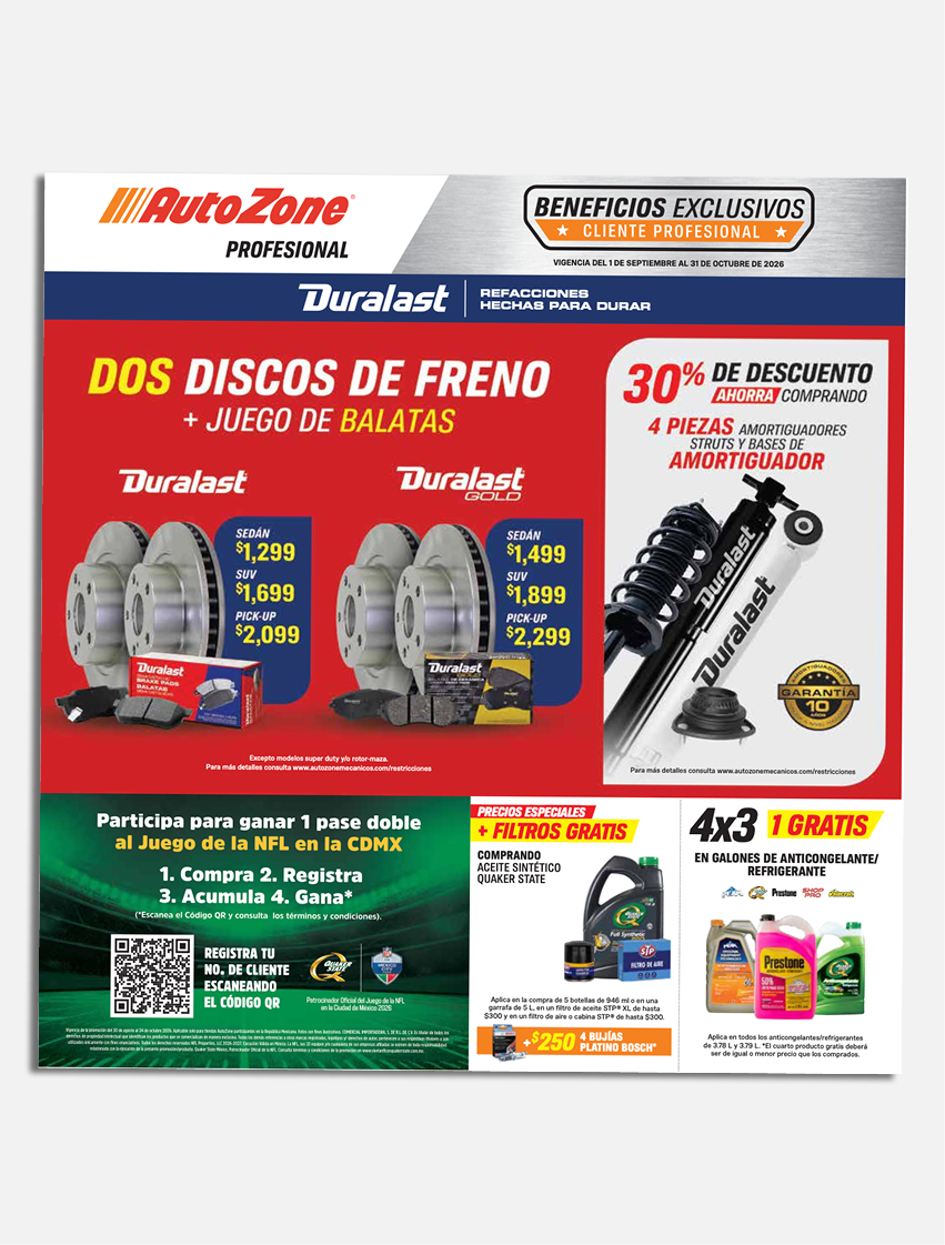 Folleto Promocional Septiembre – Octubre